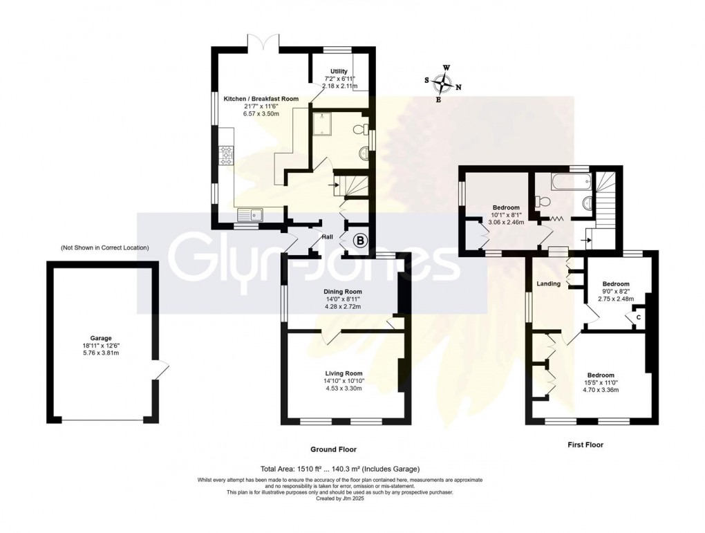 Floorplan for Horsemere Green Lane, Climping