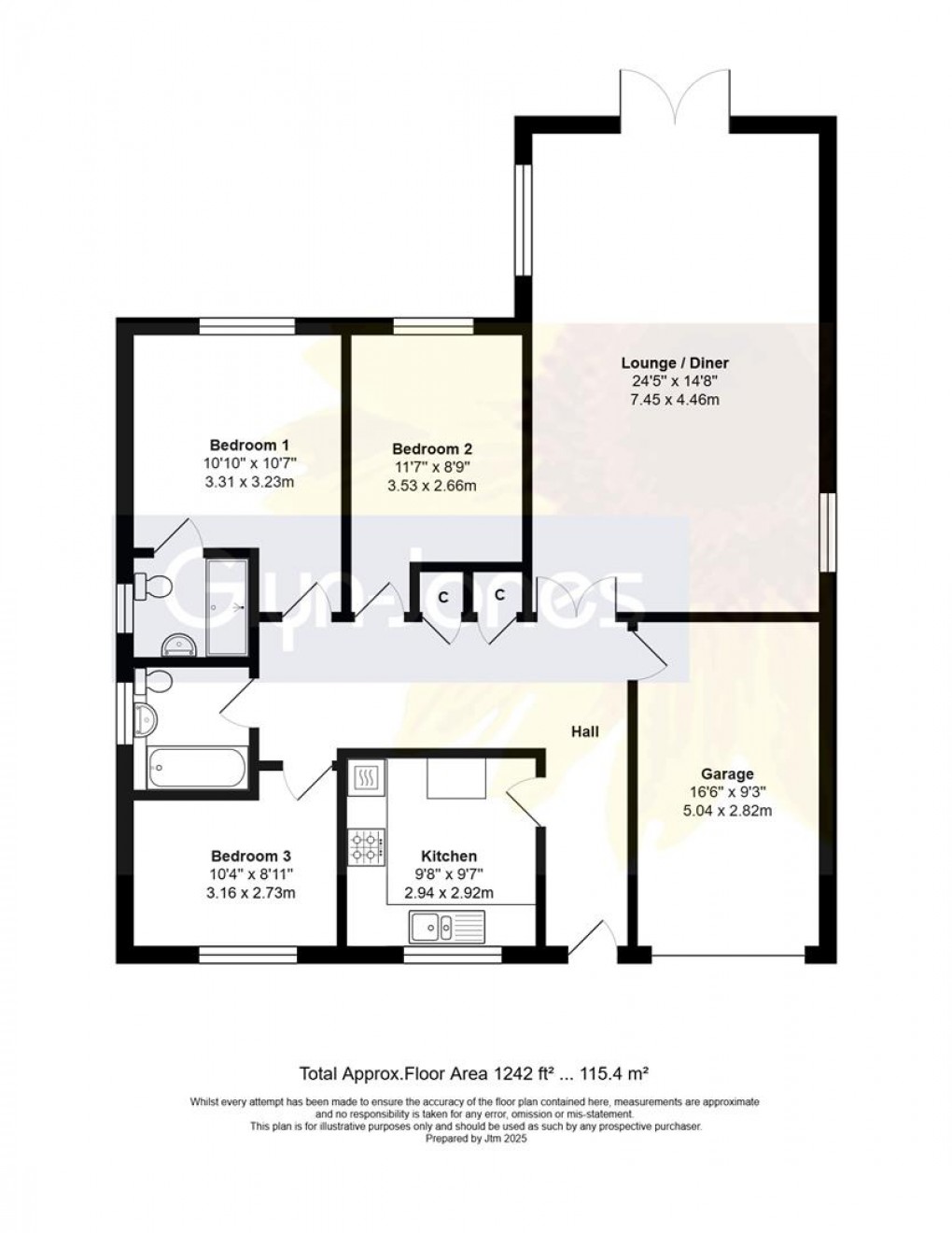 Floorplan for Wooldridge Walk, Climping