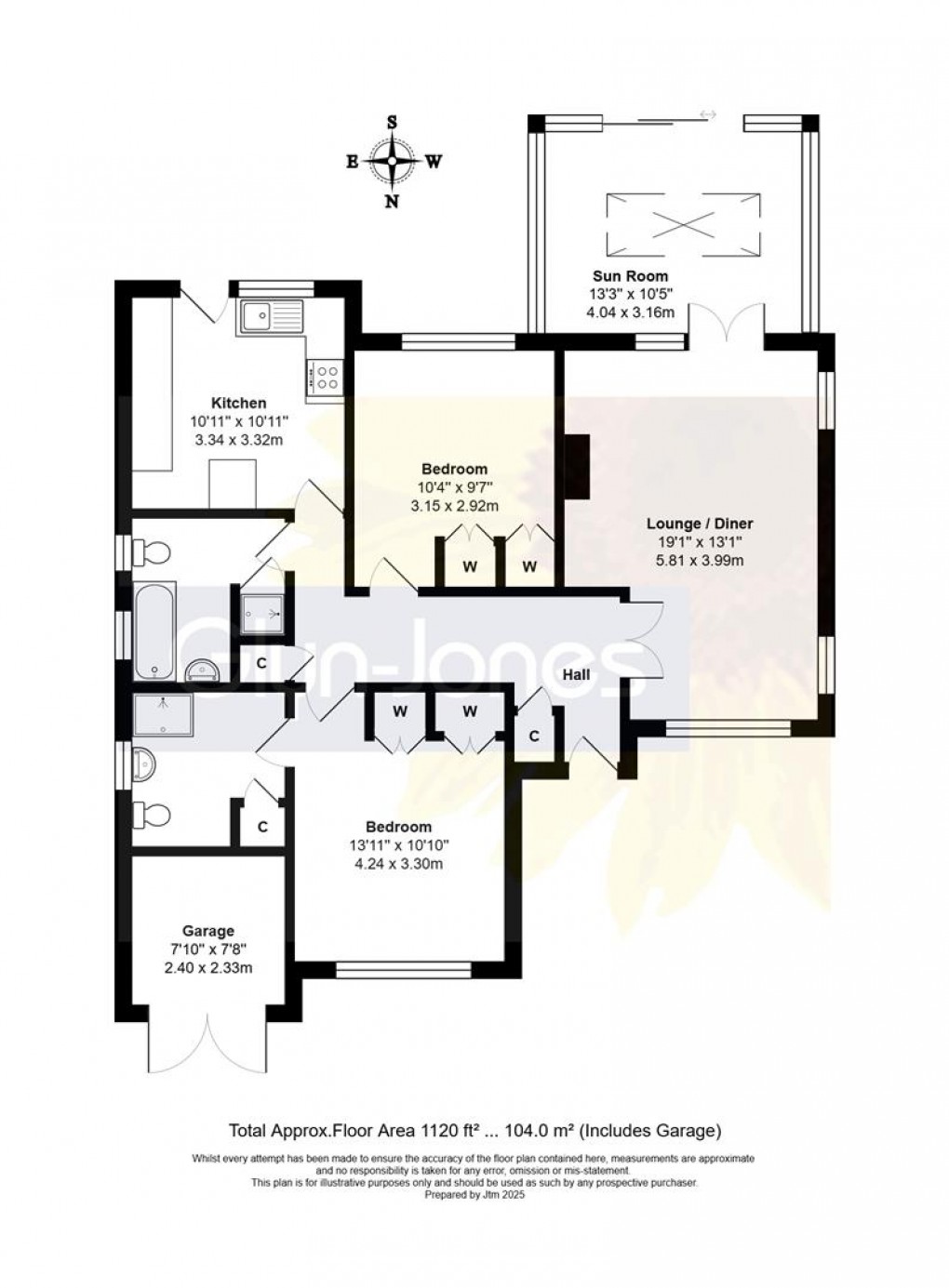 Floorplan for Glenville Road, Rustington
