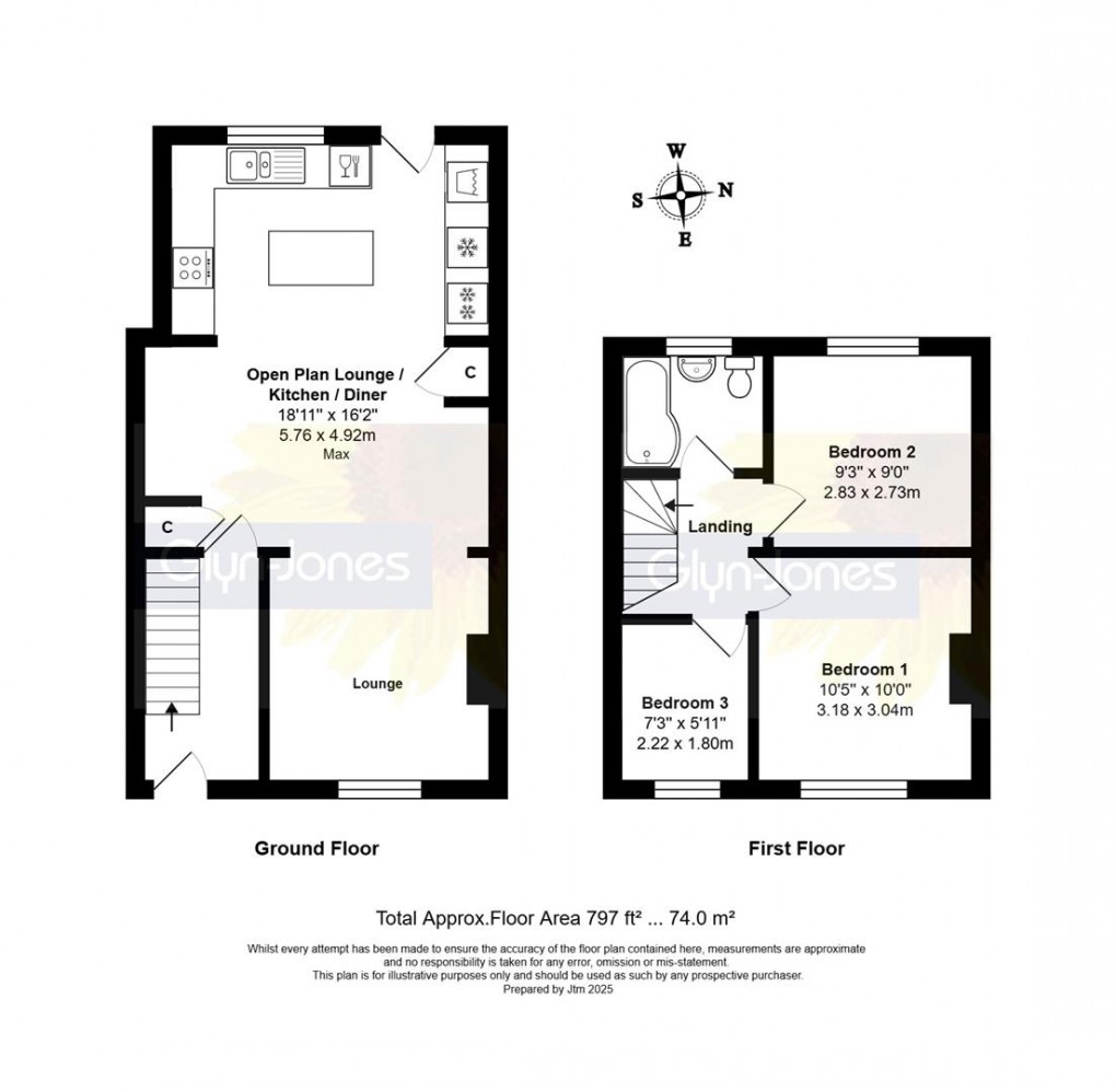 Floorplan for Lansdowne Road, Littlehampton