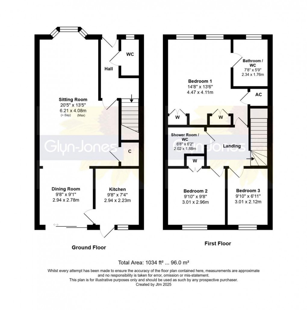 Floorplan for Woodlands Avenue, Rustington