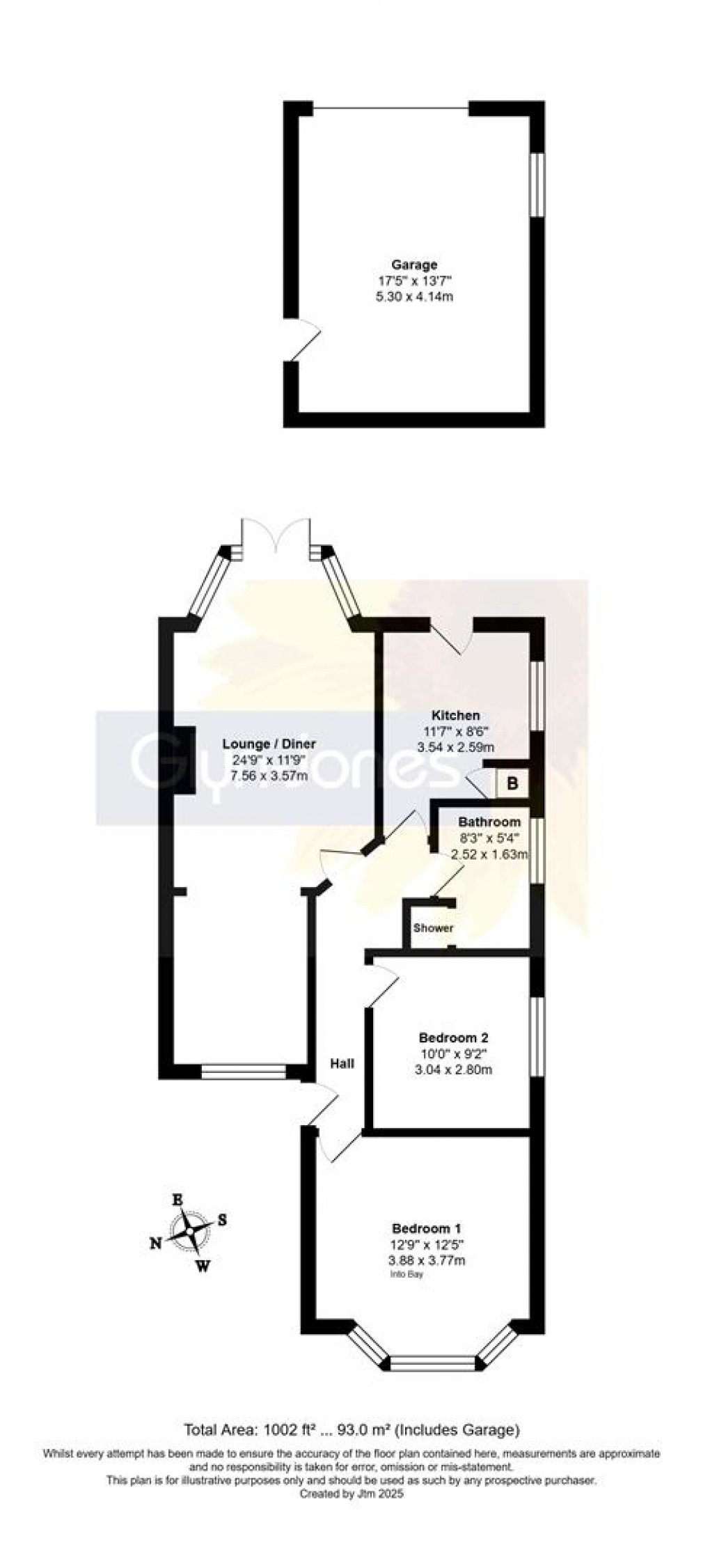Floorplan for Milton Avenue, Rustington
