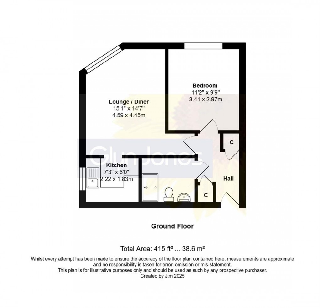 Floorplan for Irvine Road, Littlehampton
