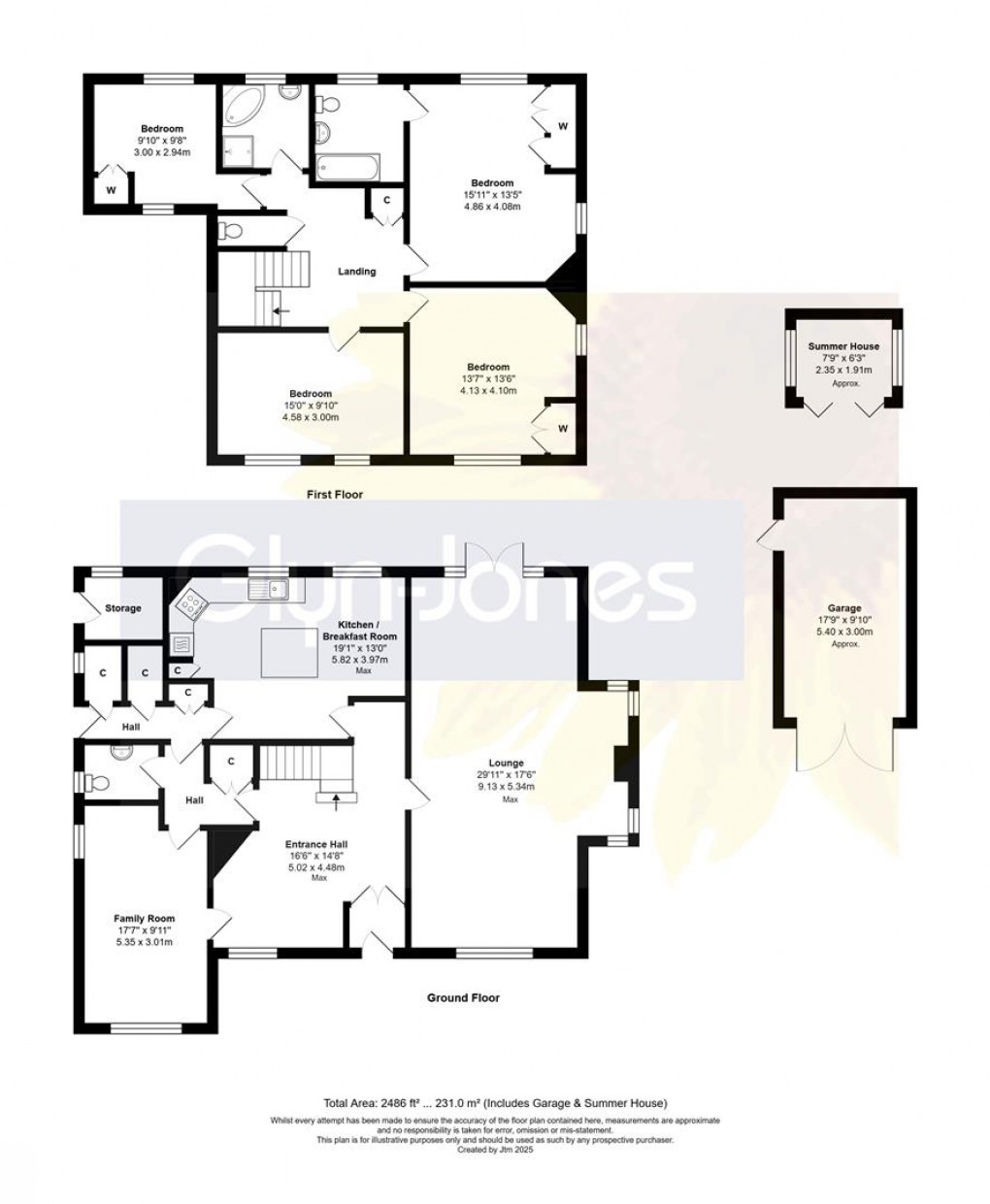 Floorplan for Sea Avenue, Rustington