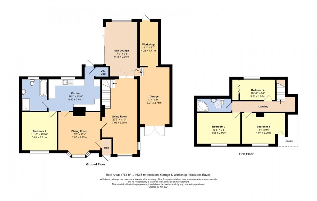 Floorplan for Cudlow Avenue, Rustington