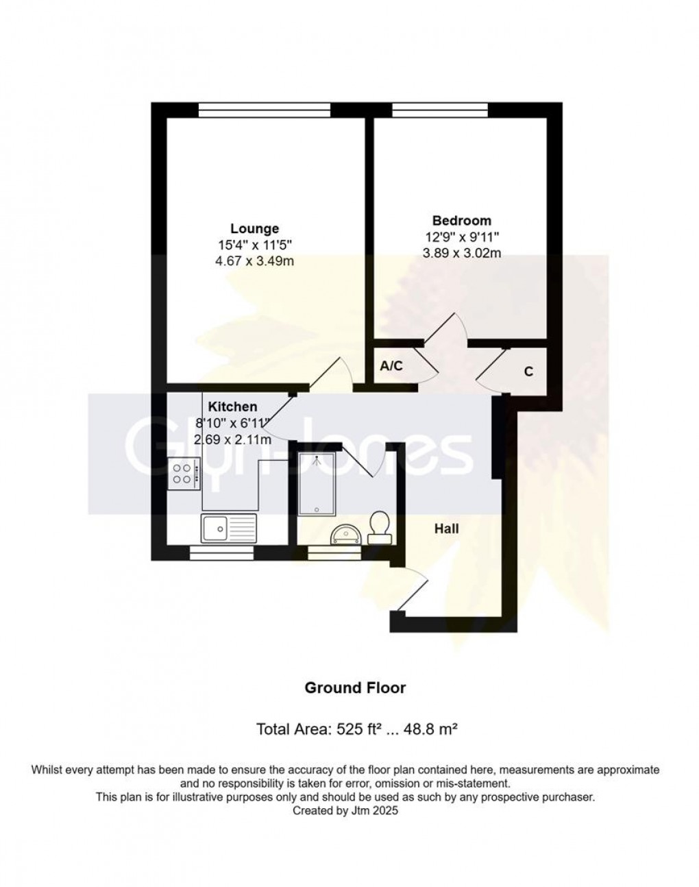 Floorplan for Beechlands Court, Montpelier Road, East Preston
