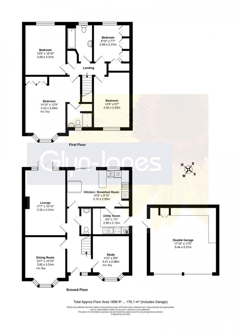 Floorplan for Linnet Close, Littlehampton