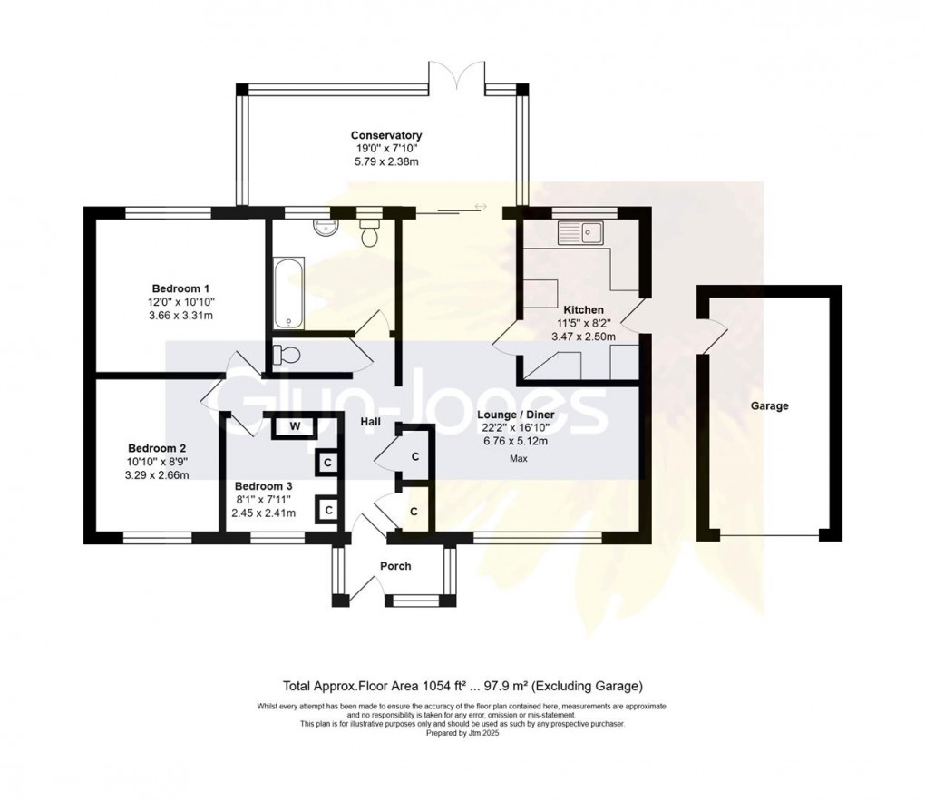 Floorplan for Malin Road, Littlehampton