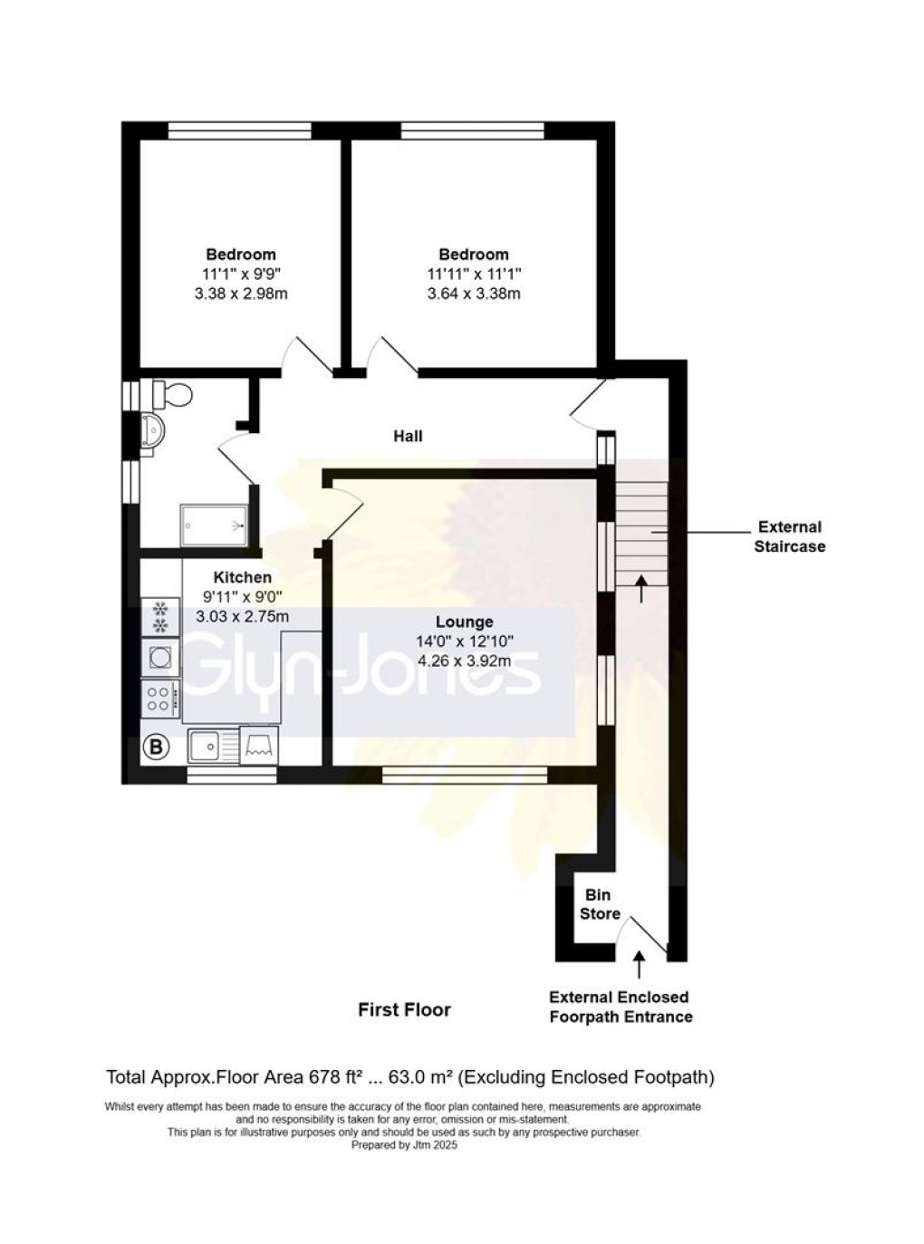 Floorplan for Lyminster Road, Littlehampton