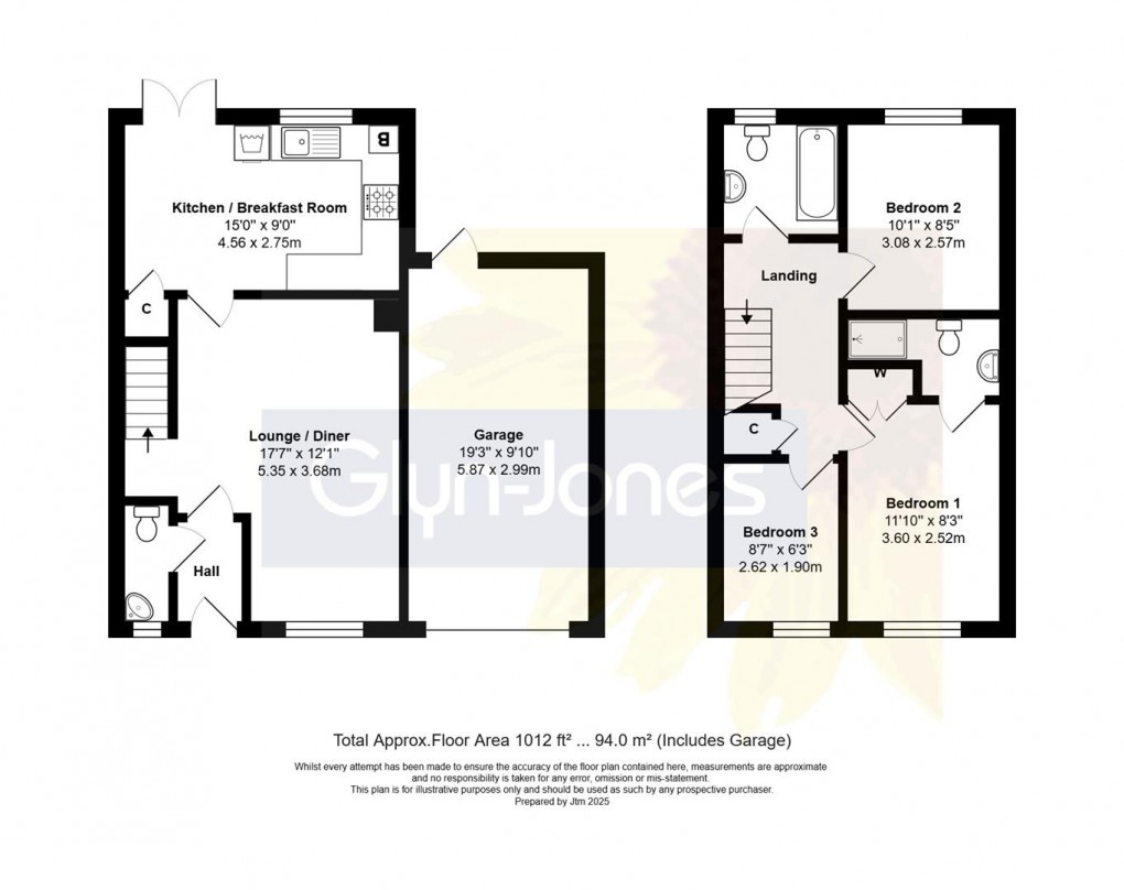 Floorplan for Butts Mead, Wick, Littlehampton