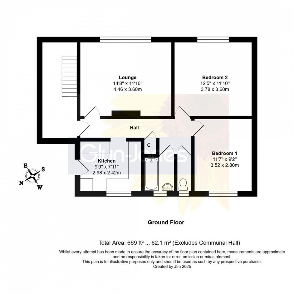 Floorplan for Parkside Court Meadow Way, Littlehampton