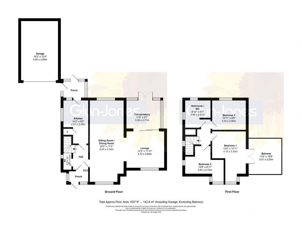 Floorplan for The Parkway, Rustington