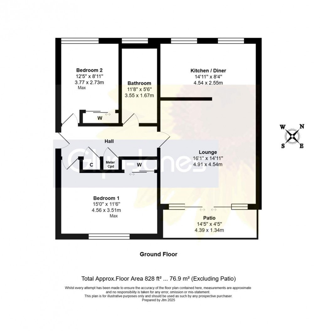 Floorplan for Overstrand Avenue, Rustington