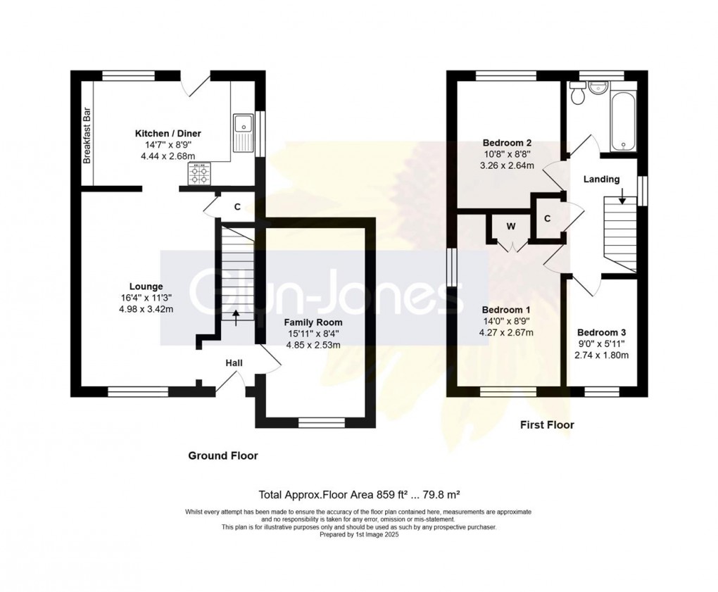 Floorplan for Windward Close, Littlehampton