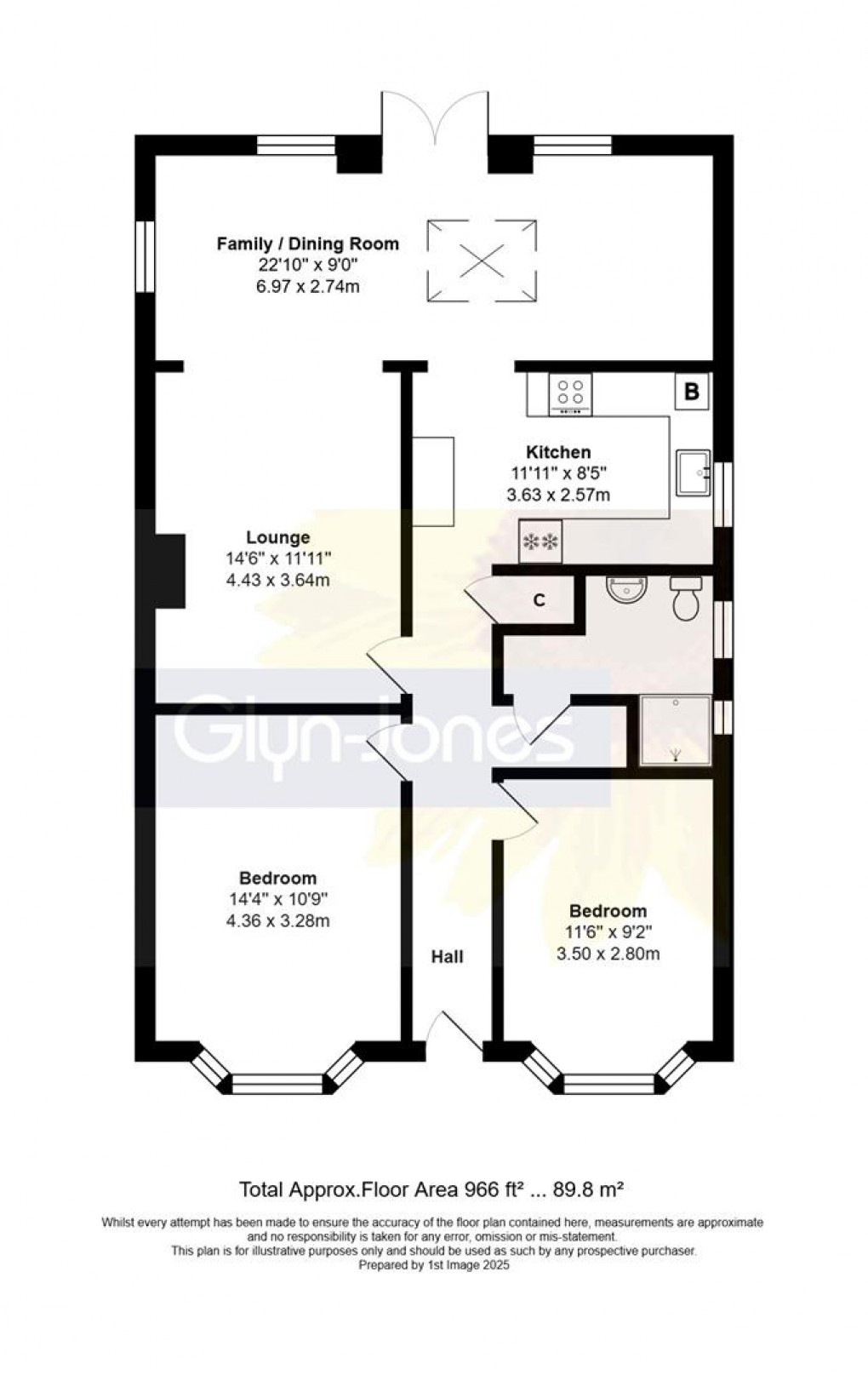 Floorplan for Mill Lane, Littlehampton