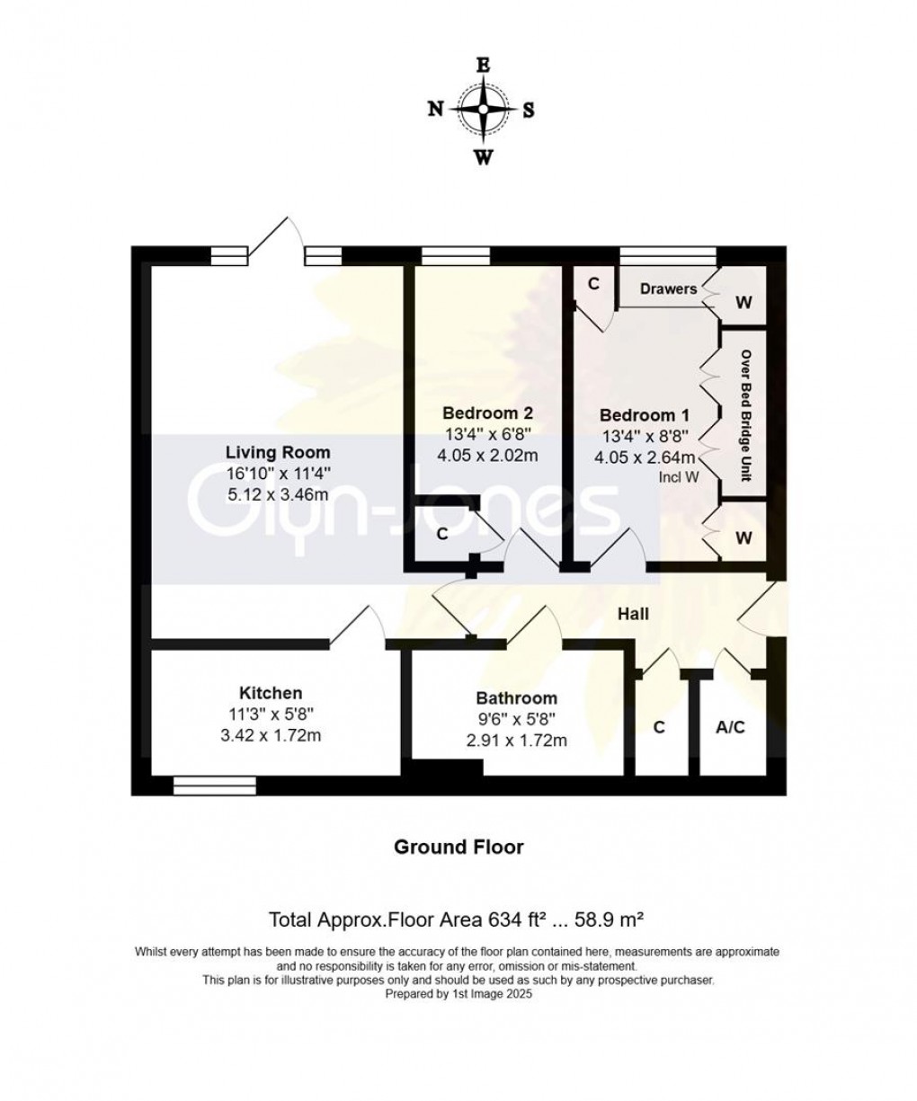 Floorplan for Field House, Station Road, East Preston