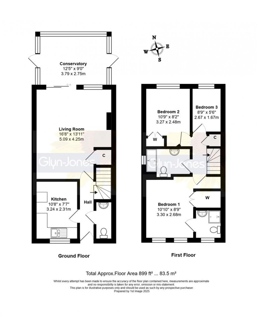 Floorplan for Harebell Close, Littlehampton