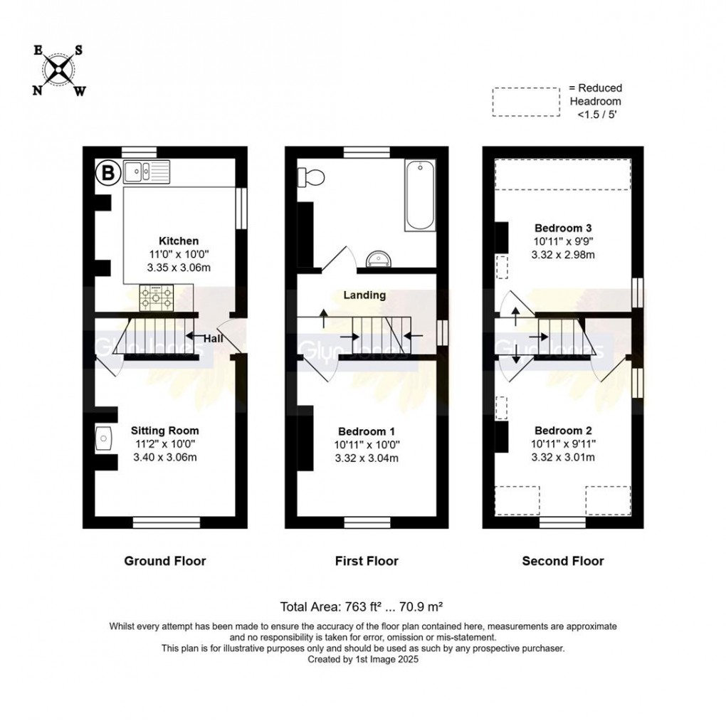 Floorplan for Portland Head Cottages, Bilsham Road, Yapton