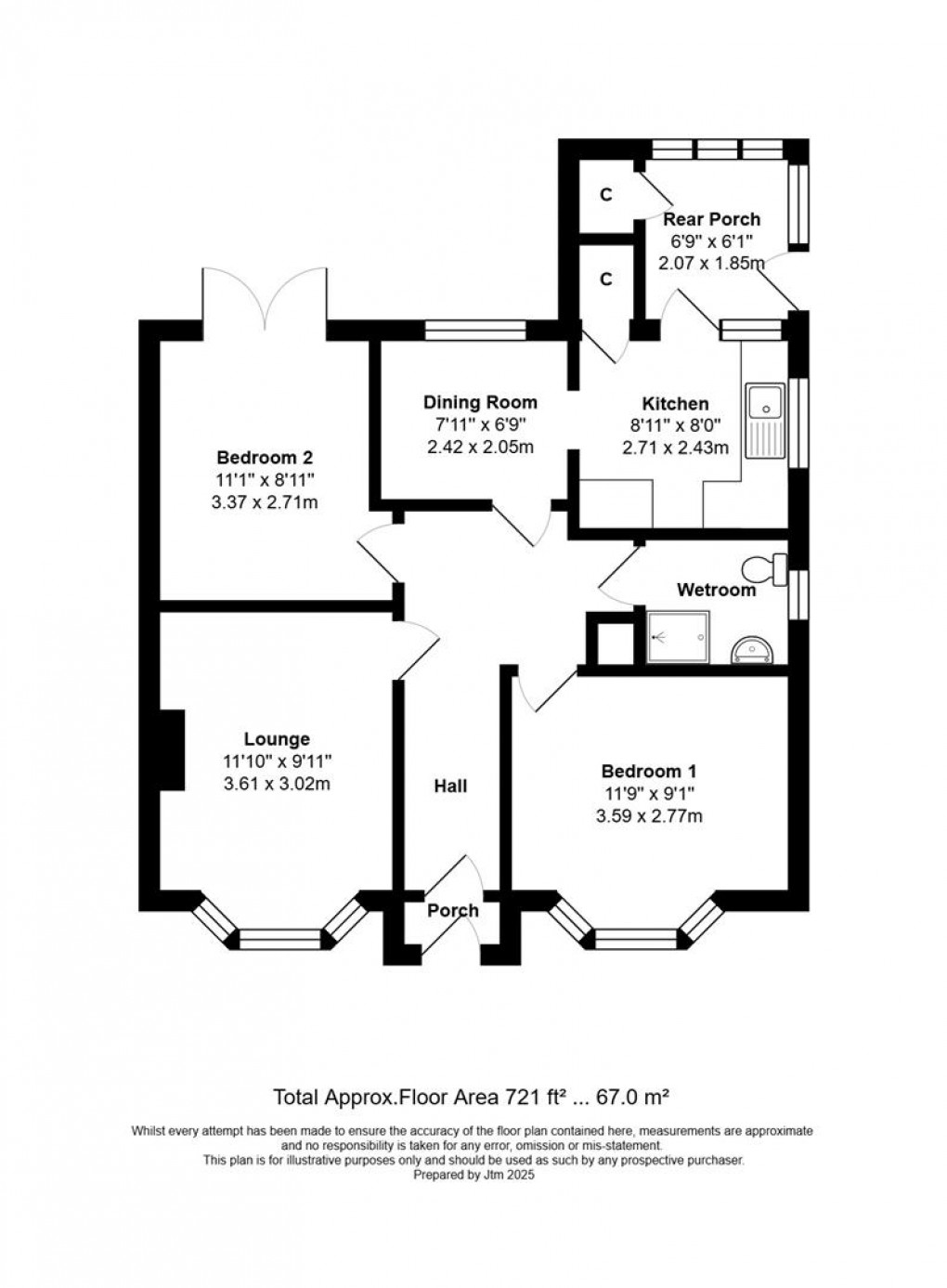Floorplan for Crossways, Wick, Littlehampton