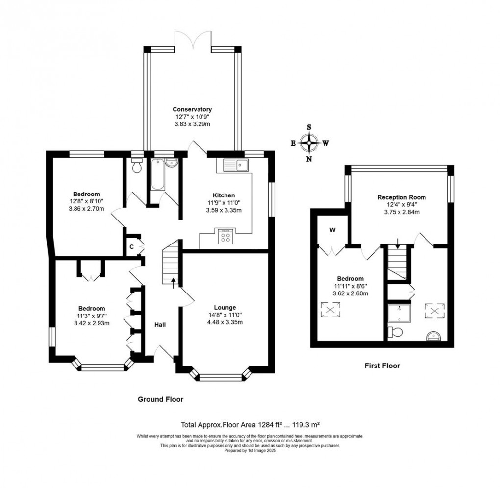 Floorplan for Angmering Way, Rustington