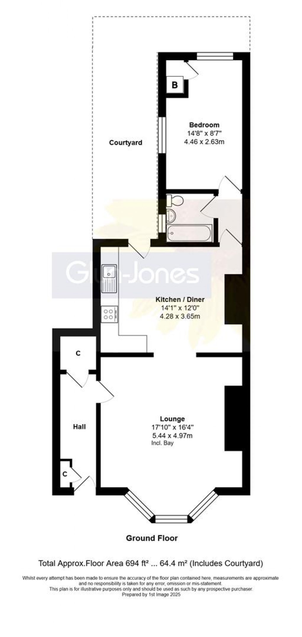 Floorplan for South Terrace, Littlehampton