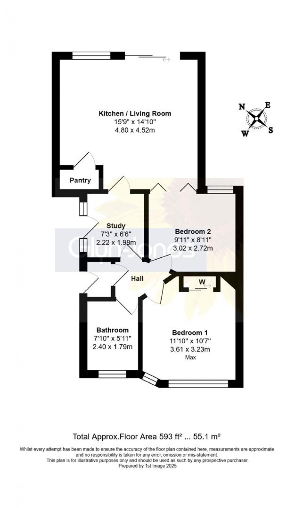Floorplan for Milton Close, Rustington