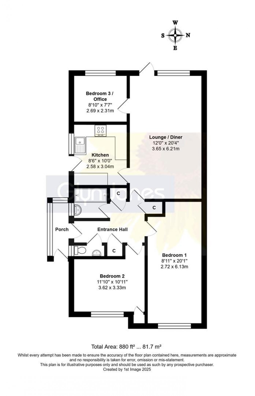 Floorplan for Middle Mead, Littlehampton