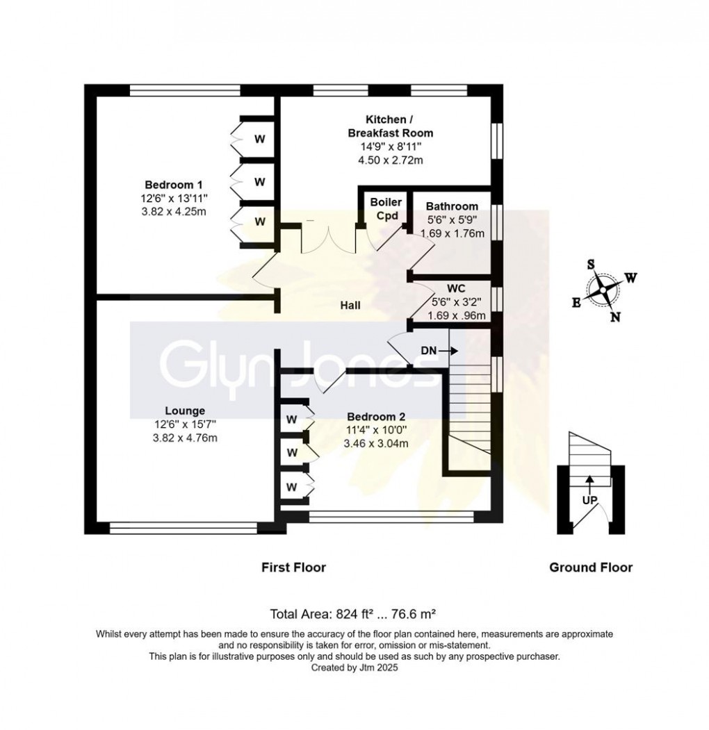 Floorplan for Elm Place, Rustington