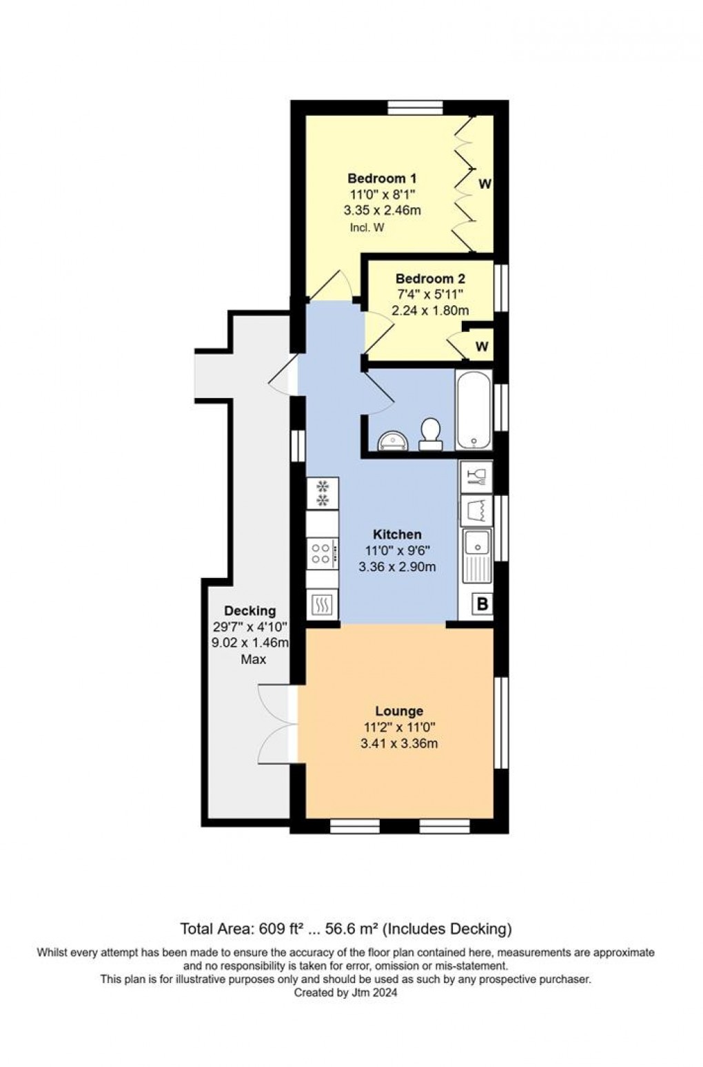 Floorplan for Hook Lane, Aldingbourne