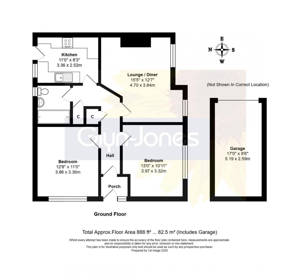 Floorplan for Beach Court, Harsfold Road, Rustington