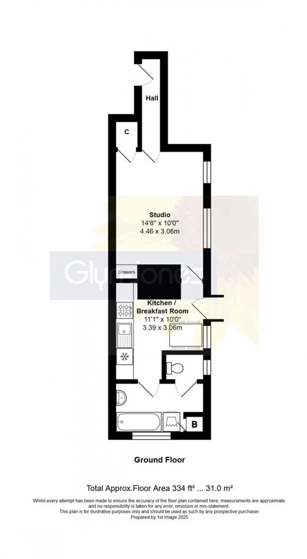 Floorplan for Bayford Road, Littlehampton