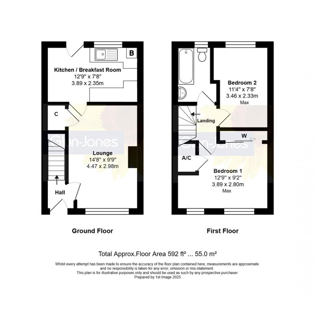 Floorplan for Edwards Way, Littlehampton