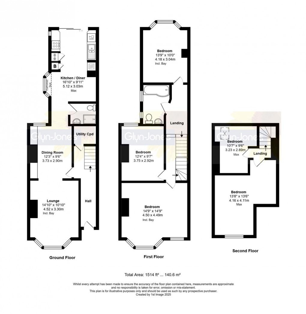 Floorplan for North Ham Road, Littlehampton