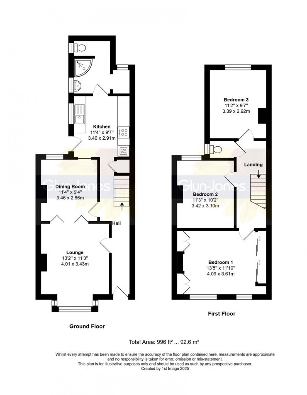 Floorplan for Maxwell Road, Littlehampton