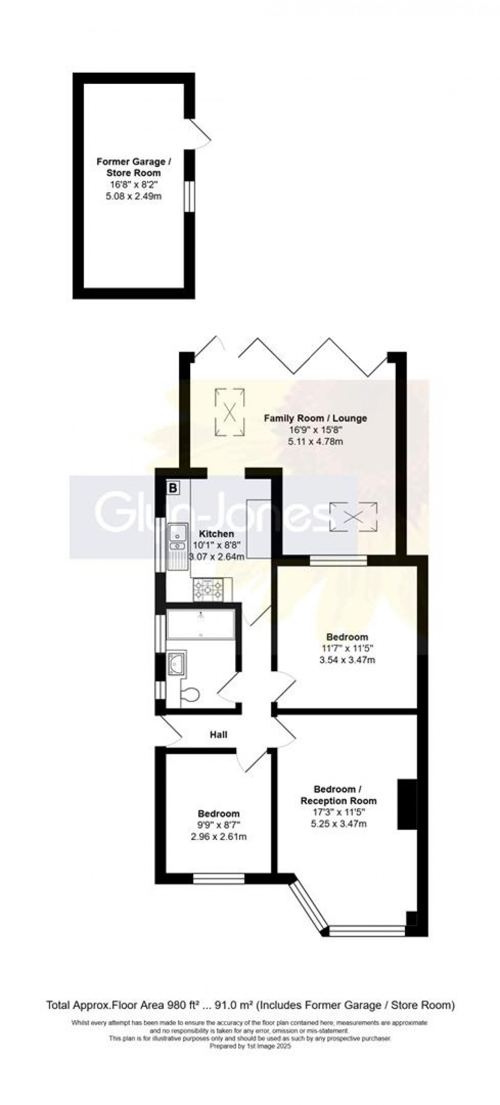 Floorplan for Courtwick Road, Wick, Littlehampton