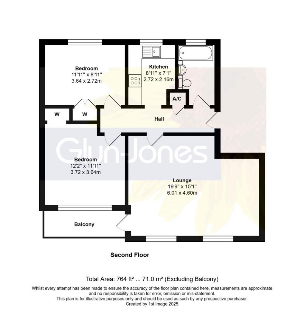 Floorplan for St. Floras Road, Littlehampton