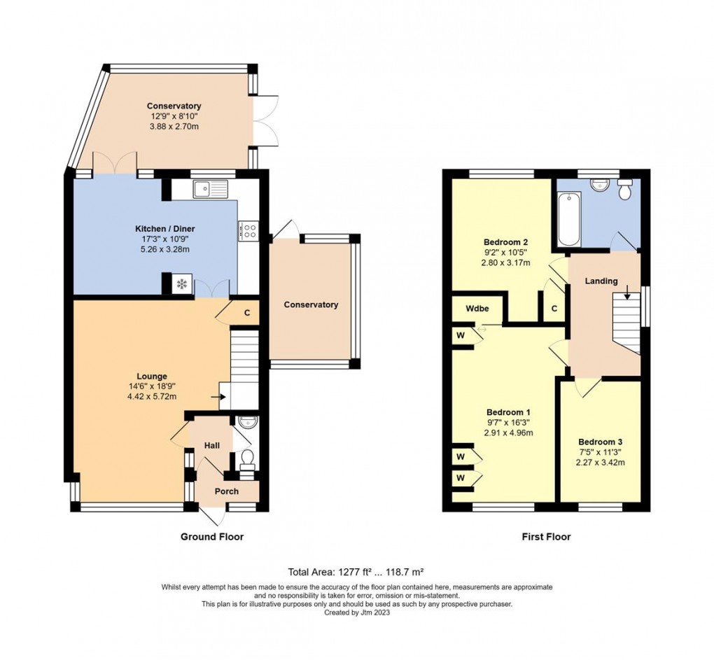 Floorplan for Kenhurst, East Preston