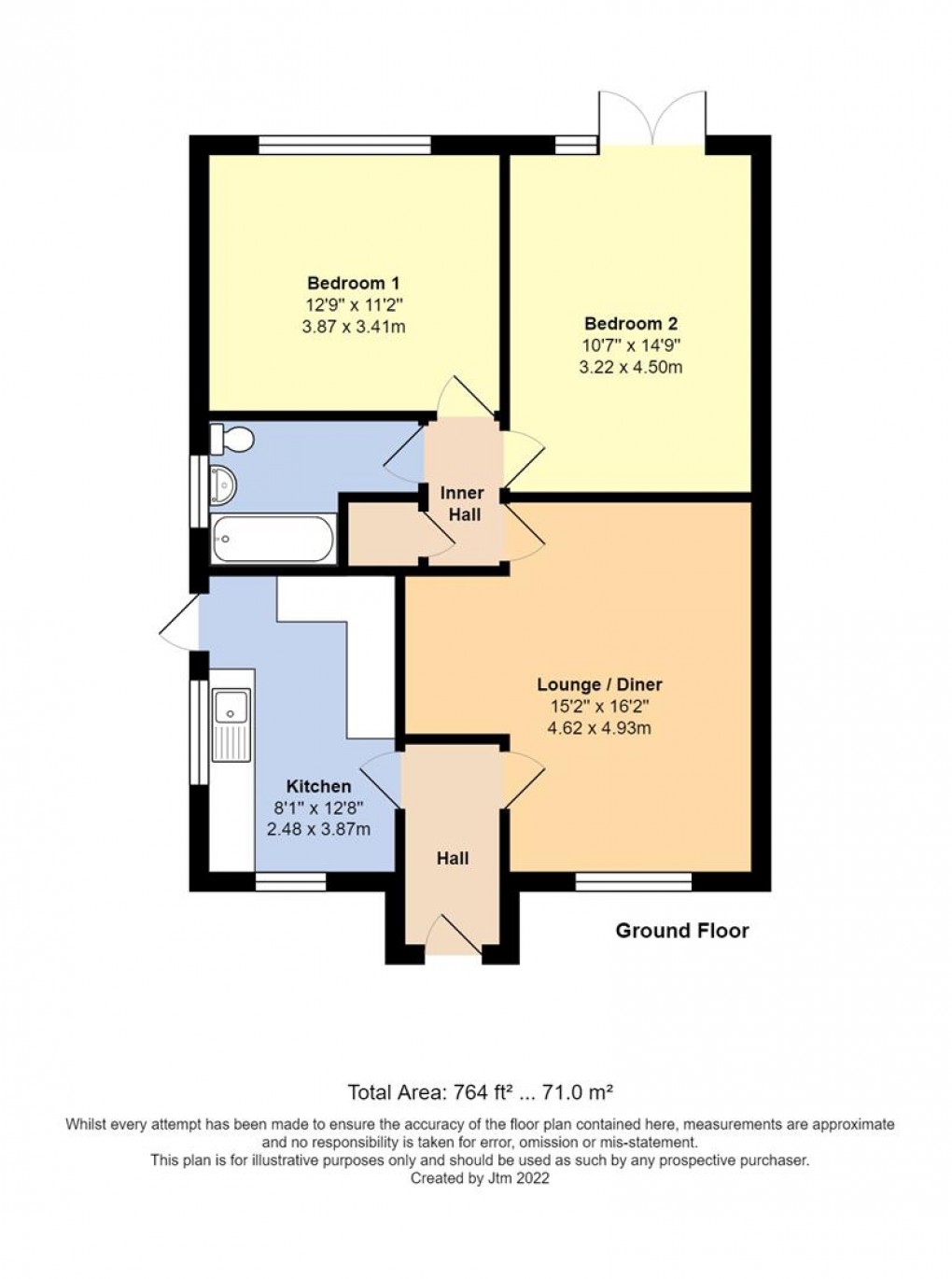 Floorplan for The Winter Knoll, Littlehampton