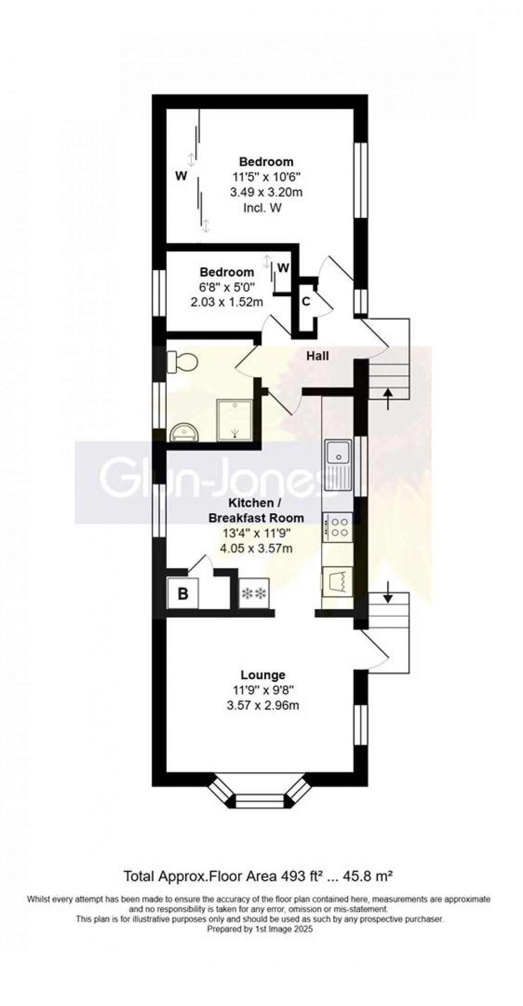 Floorplan for Thornlea Court, Littlehampton