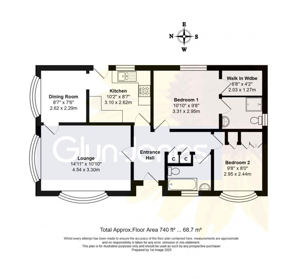 Floorplan for Tilford Drive, Poplars Court, Bognor Regis