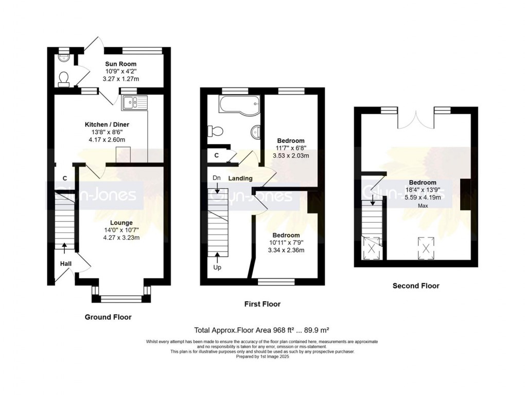 Floorplan for Leigh Road, Worthing
