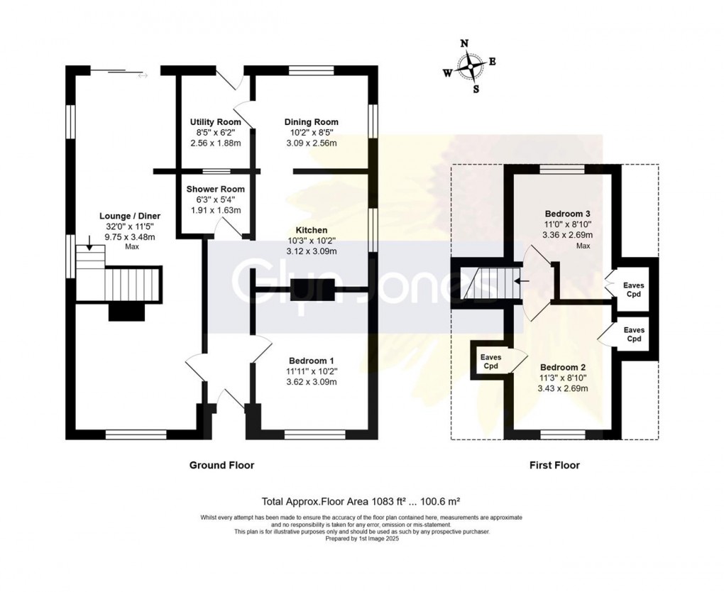 Floorplan for Walders Road, Rustington