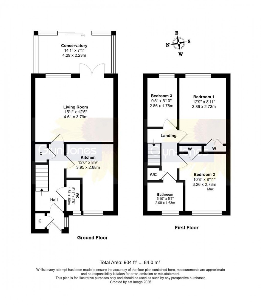 Floorplan for Dingley Road, Rustington
