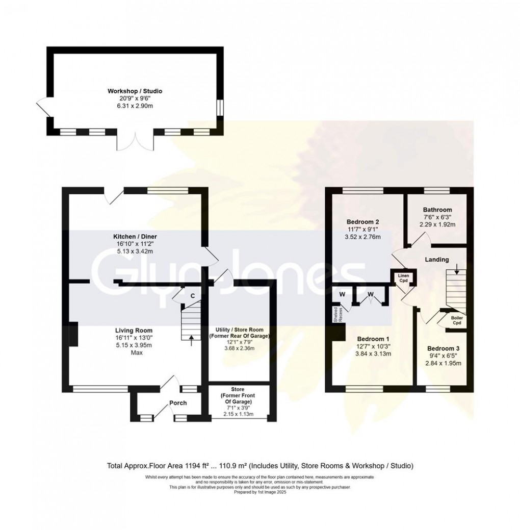 Floorplan for Mallon Dene, Rustington