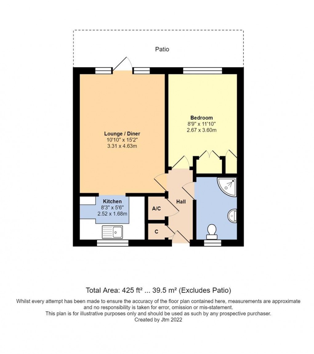Floorplan for Field House, Station Road, East Preston