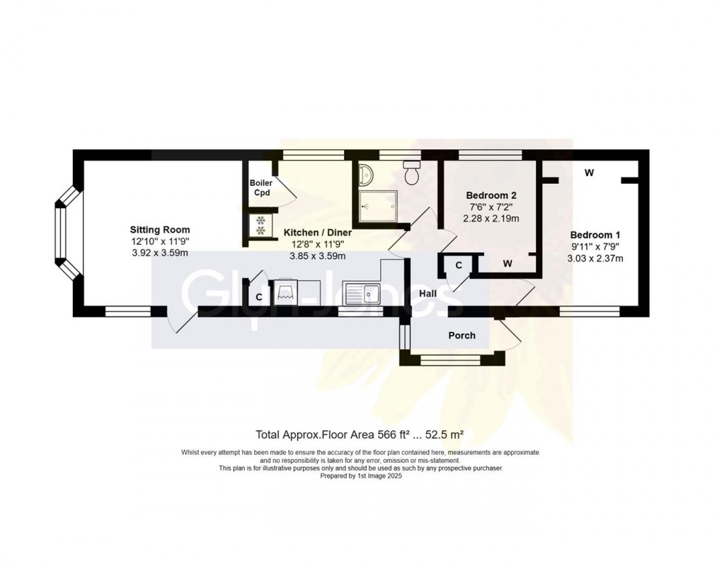 Floorplan for Thornlea Park, Wick, Littlehampton