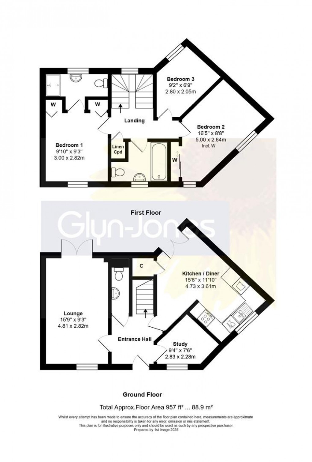 Floorplan for Navigation Drive, Yapton, Arundel