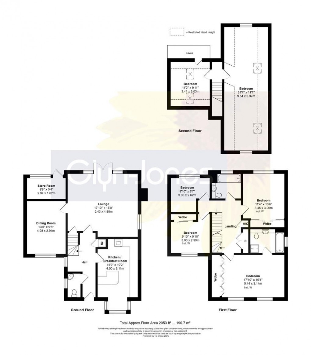 Floorplan for West View Drive, Yapton, Arundel