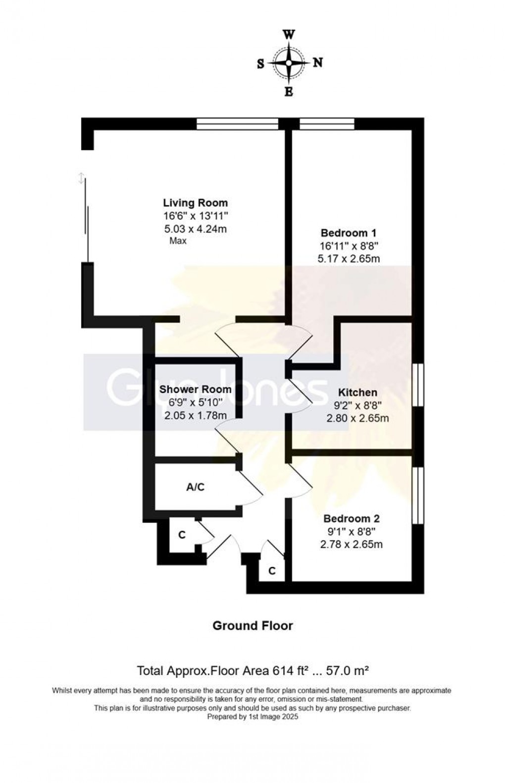 Floorplan for Nordseter Lodge, Sea Lane, Rustington