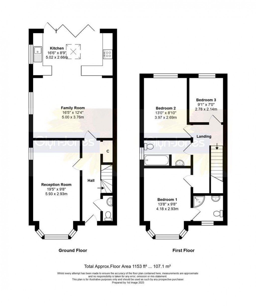 Floorplan for Mill Lane, Rustington
